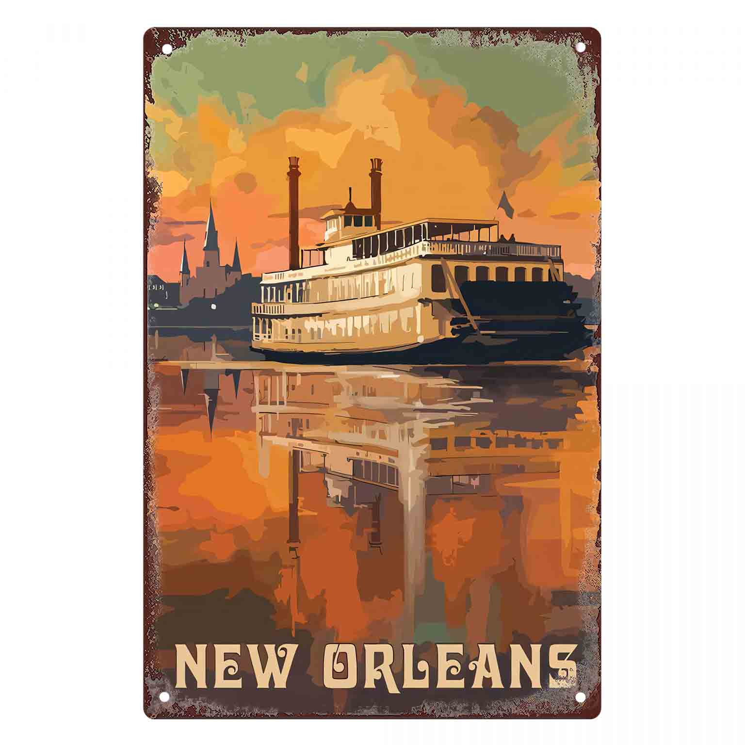Home Decor New Orleans - 2D FLAT 1pc 