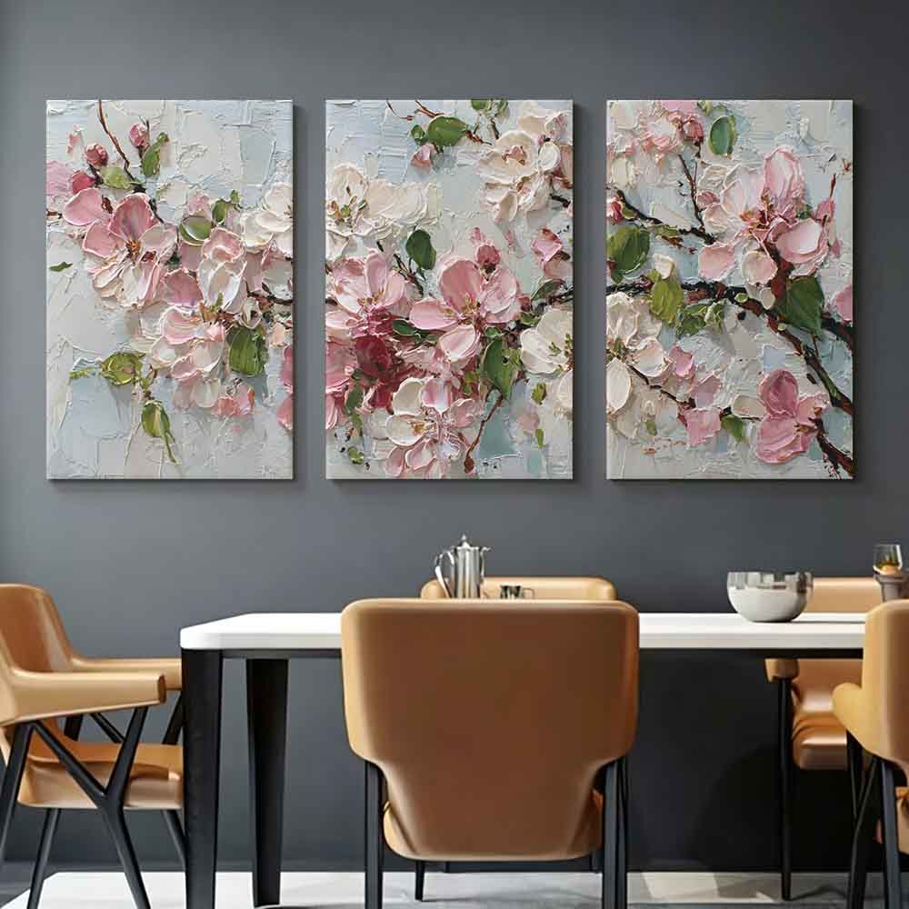 Home Decor Green - [2D Flat]3pcs 11.81*15.74in/30*40cm Frame Art Home