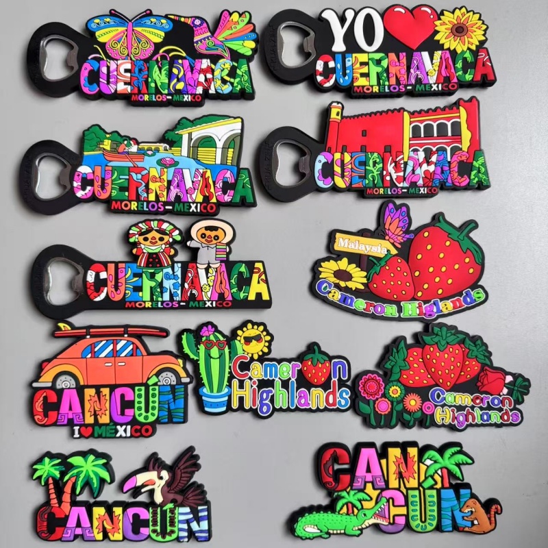 Home Decor Malaysia - PVC Fridge Magnets Cancun Cuernavaca Mexico