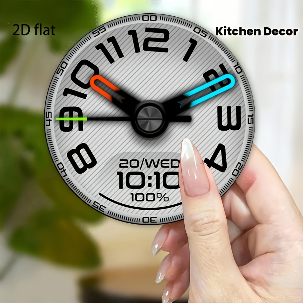 X Home Decor - 2DPractical Acrylic Creative Clock Refrigerator Magnet