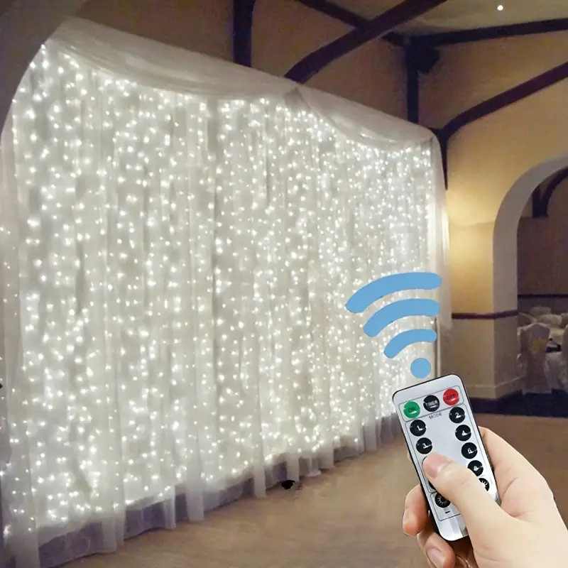 String Curtain Light - 3/4/6m Curtain LED String Lights Garland