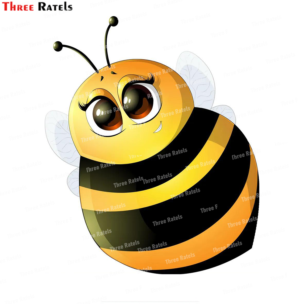 Home Decor Vector - Three Ratels L13 Beautiful Cute Bee