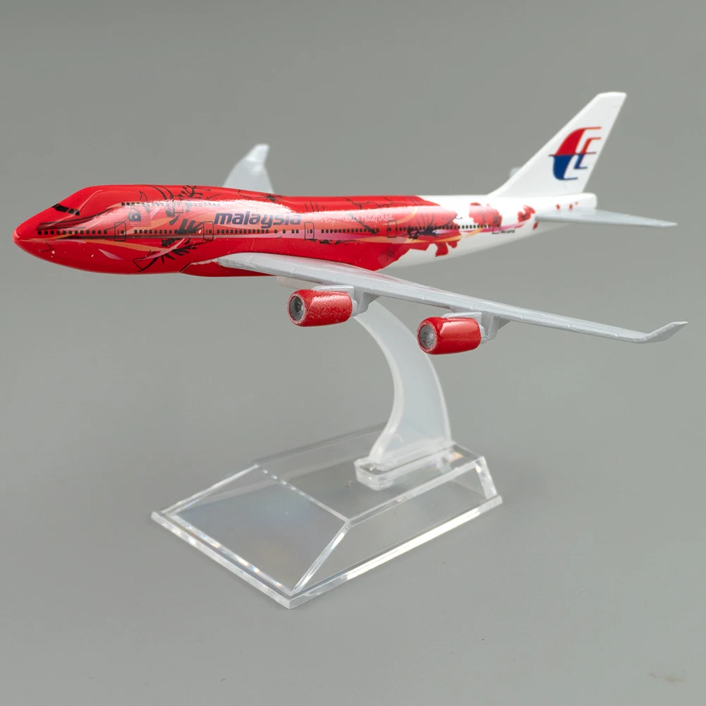 Home Decor Malaysia - 1/400 Aircraft Boeing 747 Malaysia 16cm