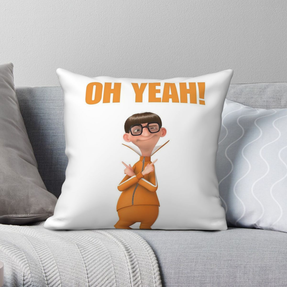 Home Decor Vector - Oh Yeah Vector Square Pillowcase Polyester