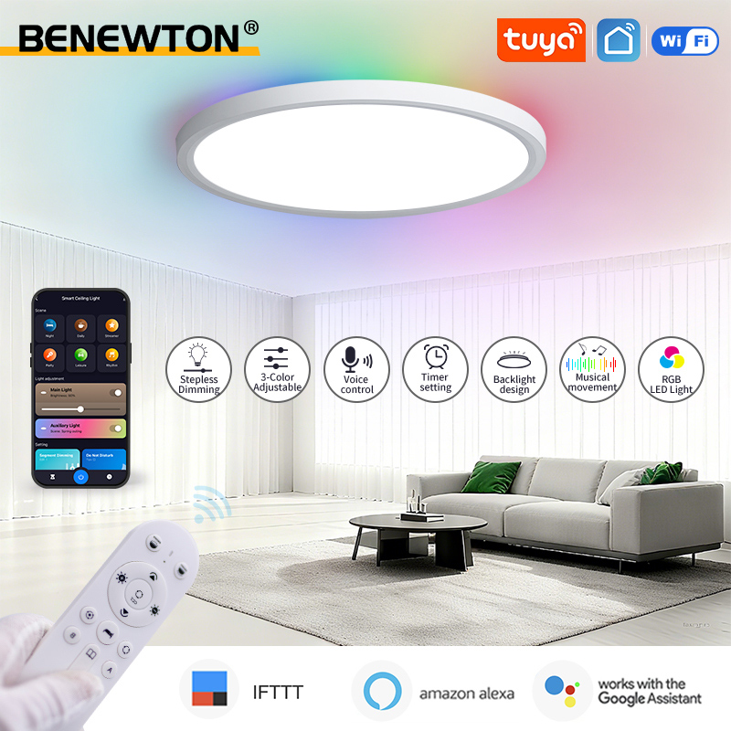 Home Decor Free App - BENEWTON Tuya Smart WiFi Ceiling Light