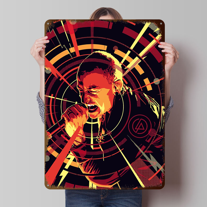 Chester Bennington Vector Art  - Home Decor Vector 评论和价格