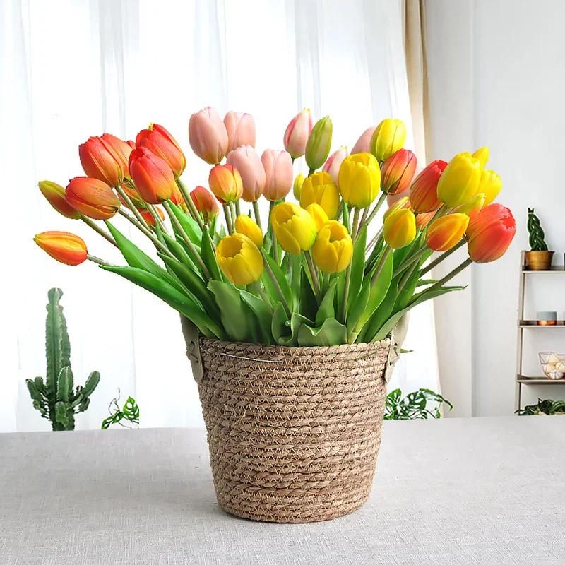 5 Heads Artificial Tulip Tacti - Home Decor Tulip 评论和价格