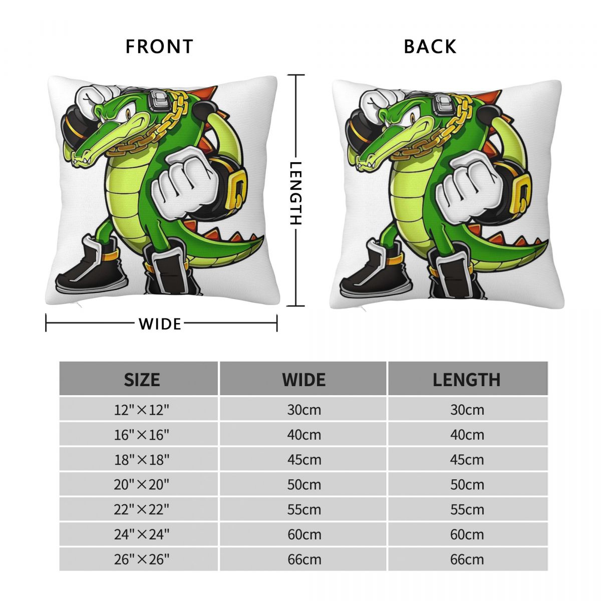 Vector The Crocodile Square Pi - Home Decor Vector 评论和价格