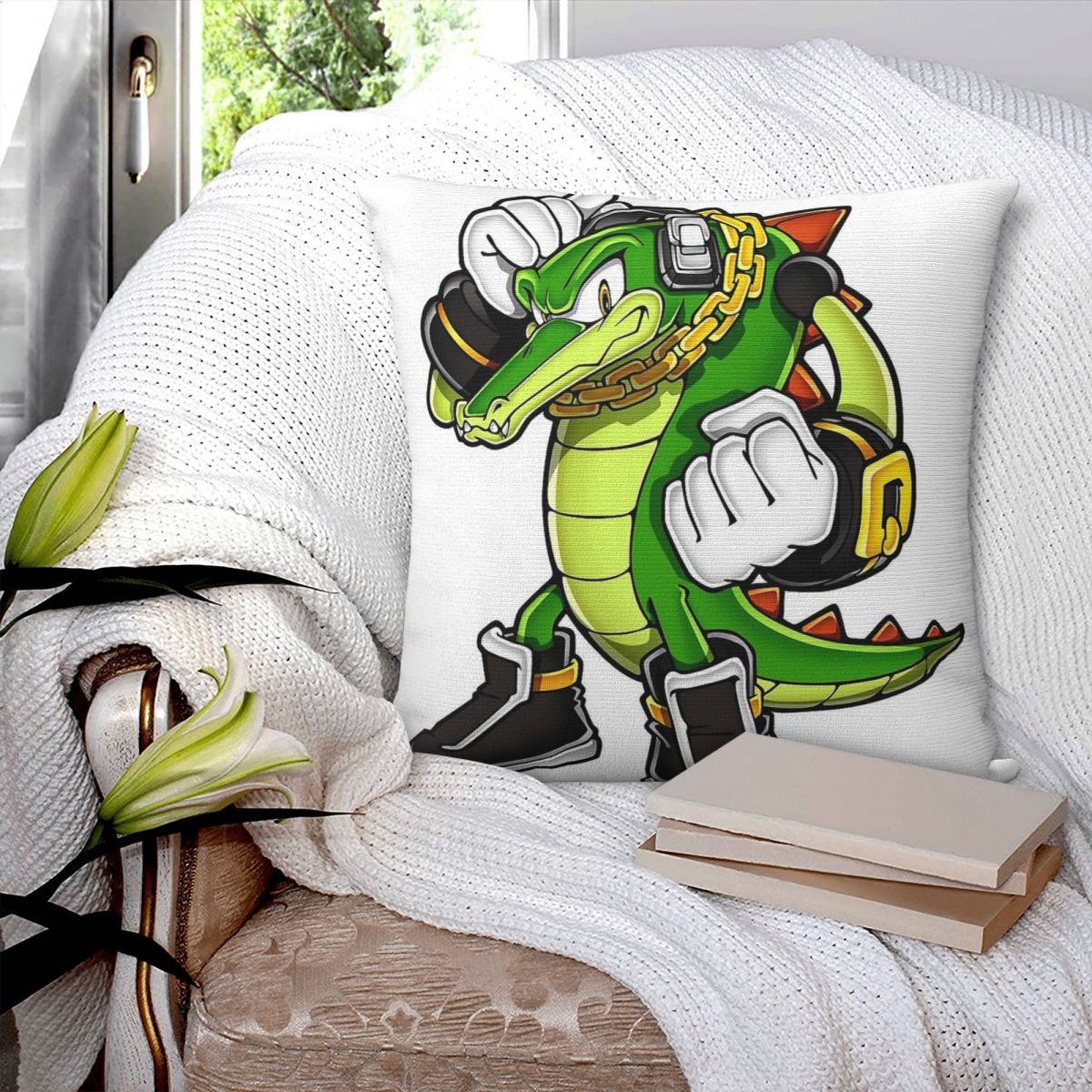 Vector The Crocodile Square Pi - Home Decor Vector 评论和价格