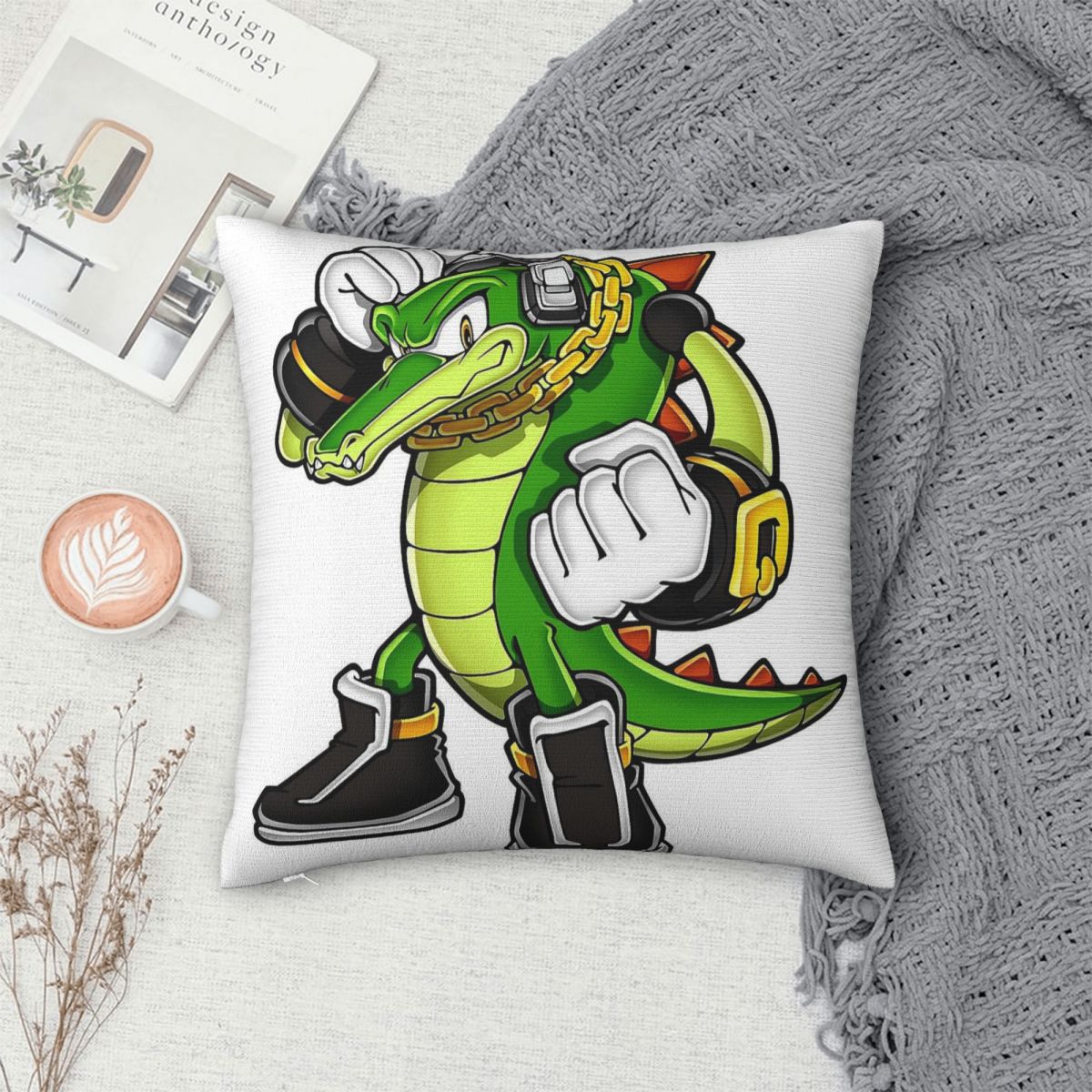 Vector The Crocodile Square Pi - Home Decor Vector 评论和价格