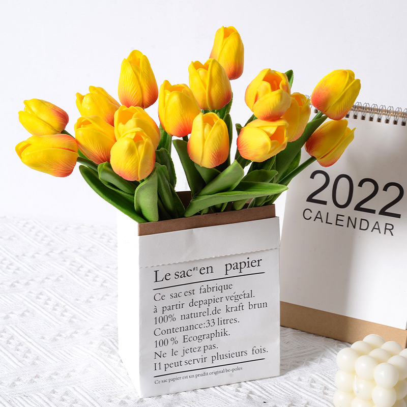 3/6/9PCS Tulip Artificial Flow - Home Decor Tulip 评论和价格