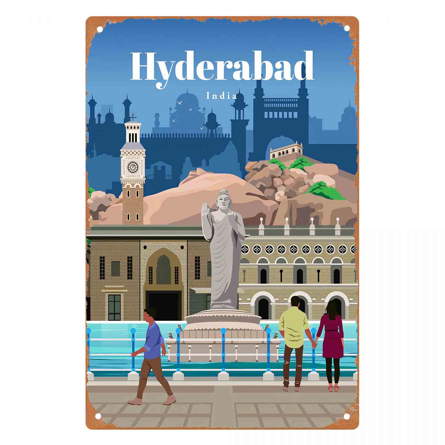 2D FLAT 1pc Hyderabad India Ci - Home Decor Hyderabad 评论和价格