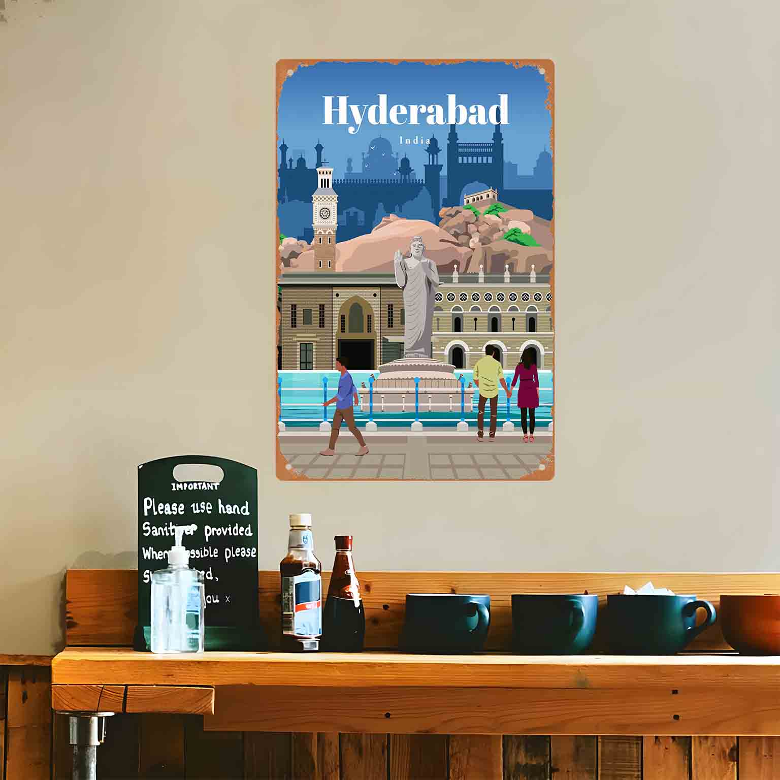 2D FLAT 1pc Hyderabad India Ci - Home Decor Hyderabad 评论和价格