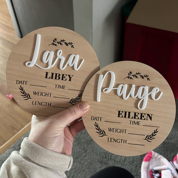 1Pc Custom Baby Announcement S - Home Decor Inspo 评论和价格