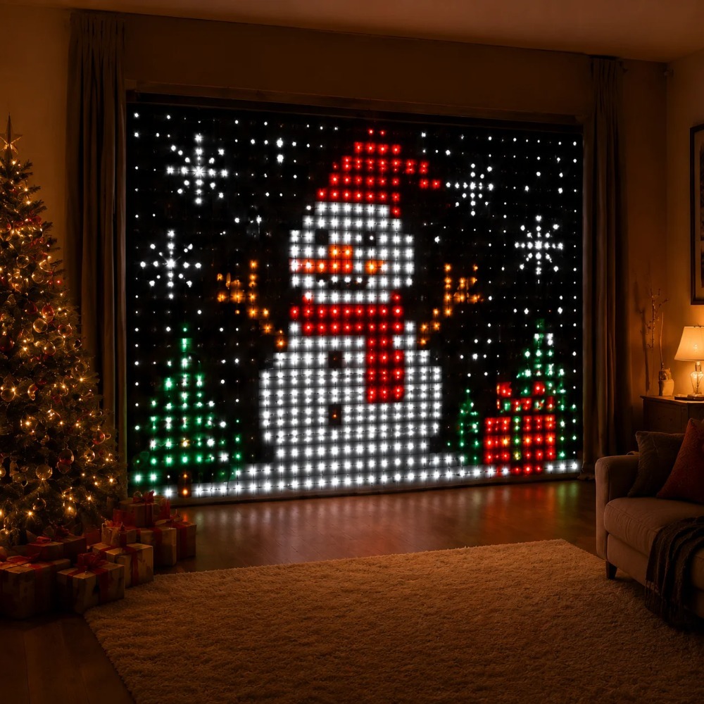 LED Pixel Curtain Lights Bluet - Home Decor Free App 评论和价格