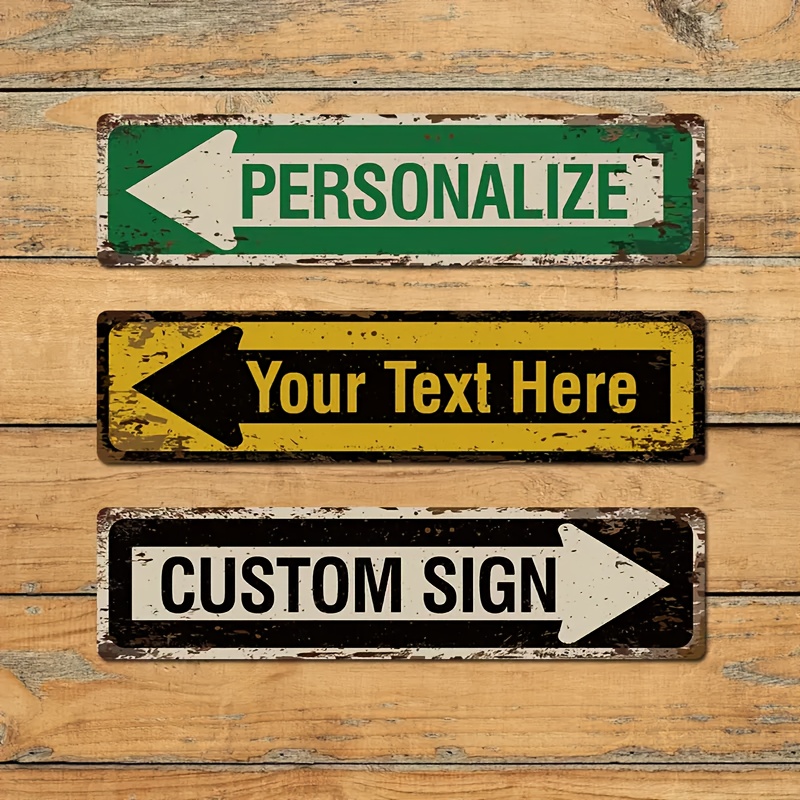 1PC Vintage Metal Tin Sign Str - Home Decor Outside 评论和价格