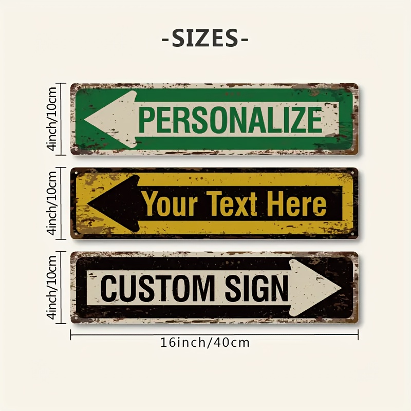 1PC Vintage Metal Tin Sign Str - Home Decor Outside 评论和价格