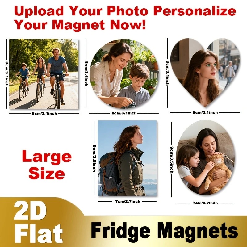 Custom Photo Fridge Magnet 2D  - Home Decor Inspo 评论和价格