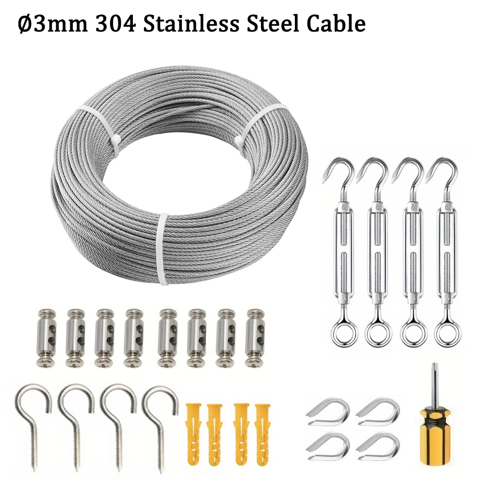3mm Diameter 304 Stainless Ste - String Curtain Light 评论和价格