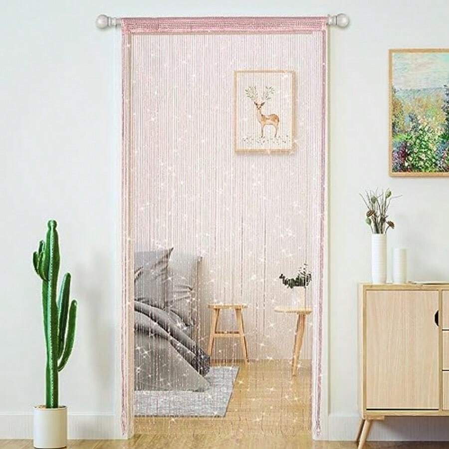 Glitter Beaded String Curtain  - String Curtain Light 评论和价格