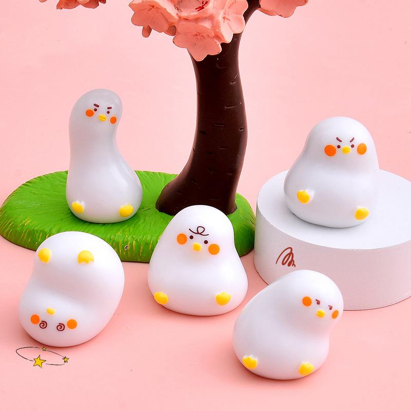 6Pcs Cute Mini White Duck Resi - Home Decor Express 评论和价格