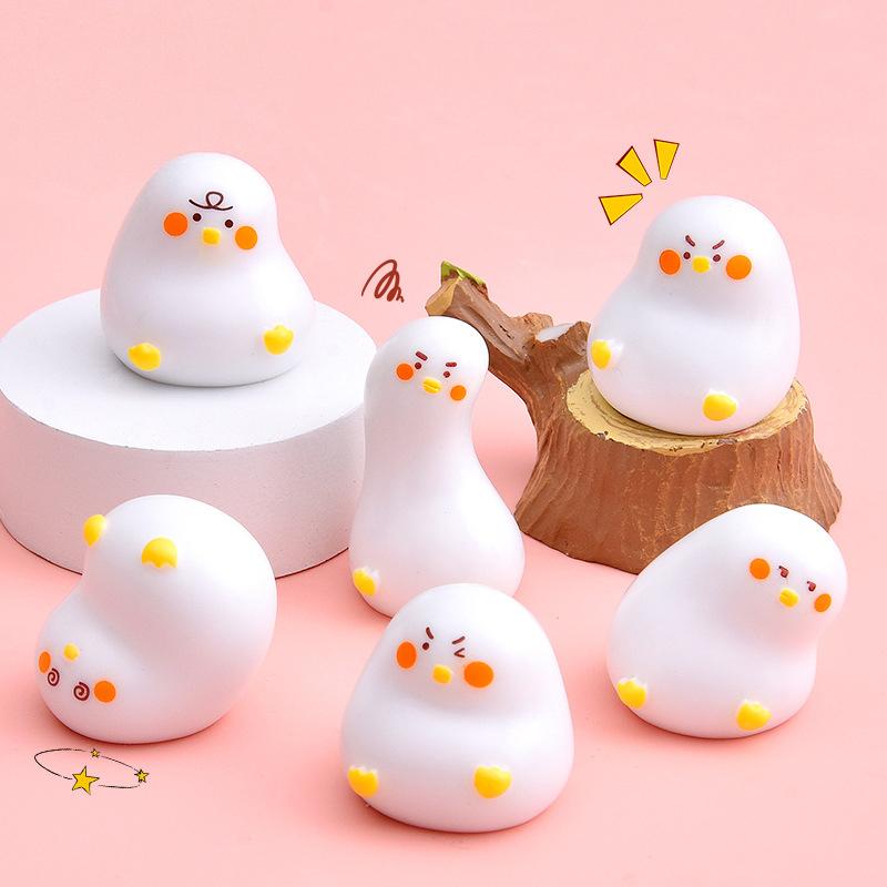 6Pcs Cute Mini White Duck Resi - Home Decor Express 评论和价格