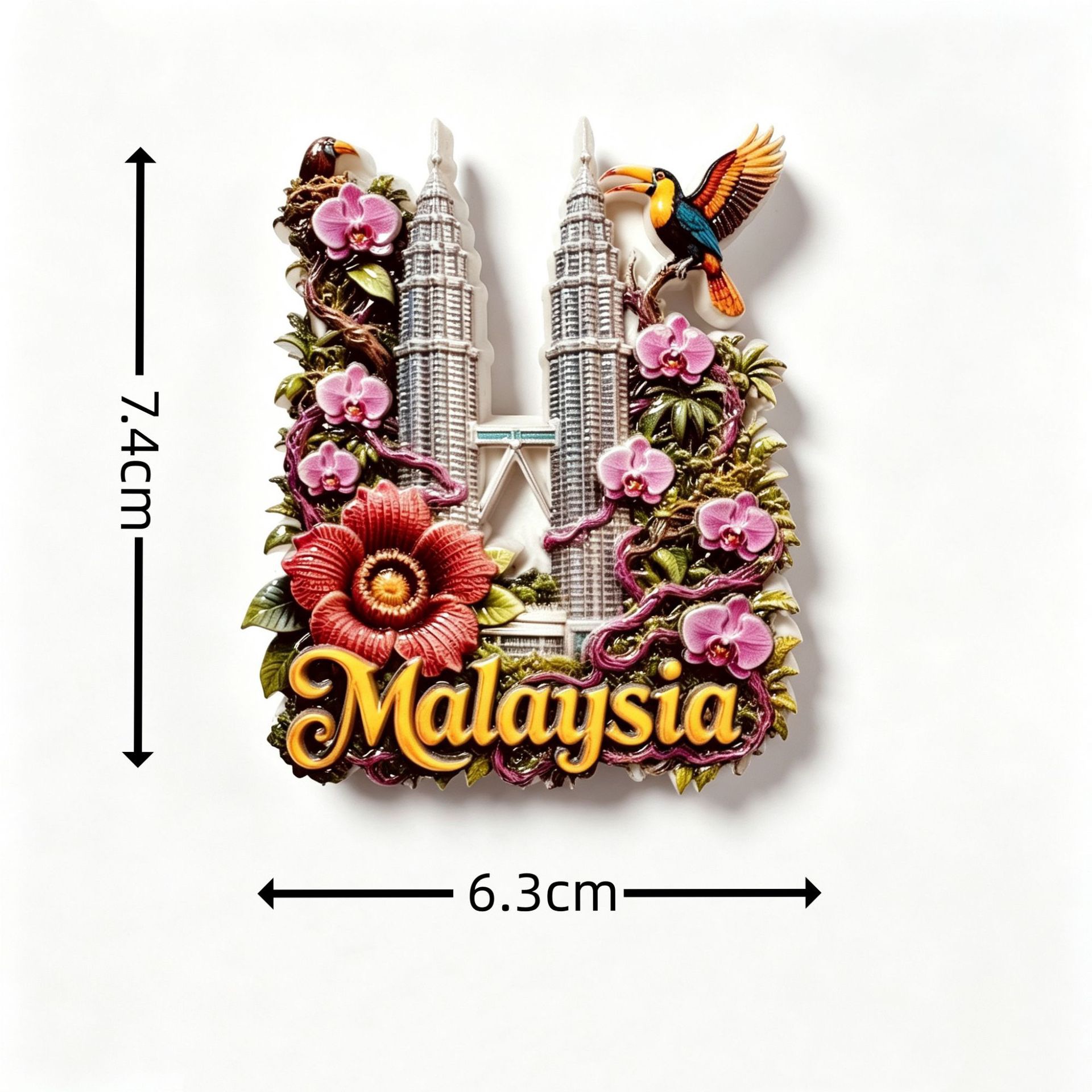 Malaysia Tourist Souvenir 3D R - Home Decor Malaysia 评论和价格