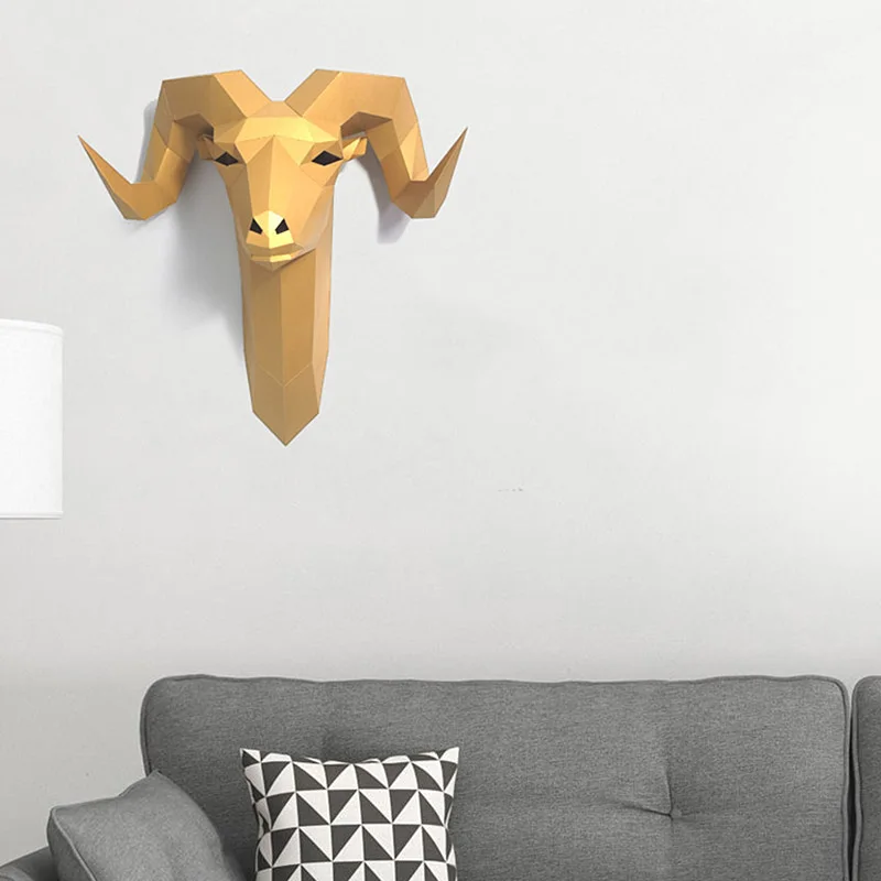 Pre-cut Bighorn Wild Sheep Ani - Home Decor Center 评论和价格