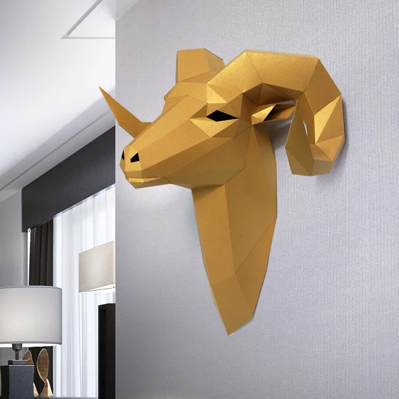 Pre-cut Bighorn Wild Sheep Ani - Home Decor Center 评论和价格