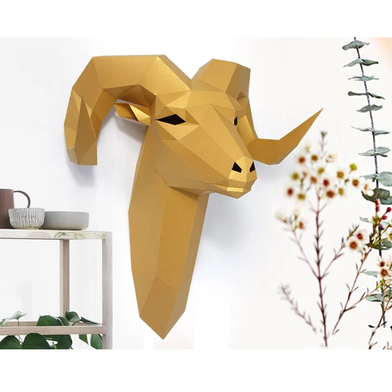 Pre-cut Bighorn Wild Sheep Ani - Home Decor Center 评论和价格