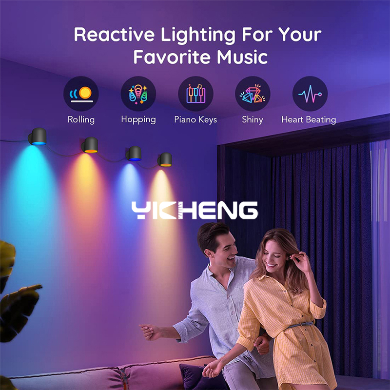 RGBIC Smart Wall Lamp TUYA APP - Home Decor Free App 评论和价格