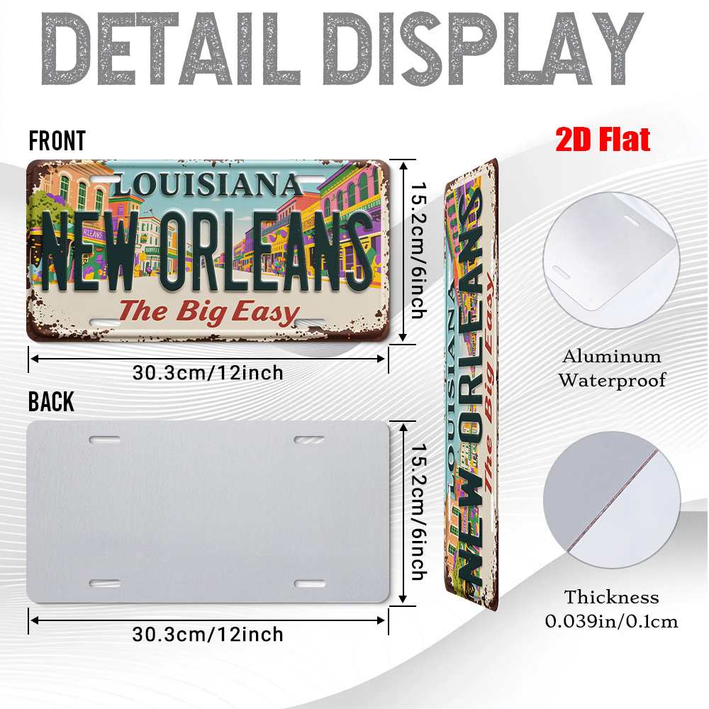 Vintage New Orleans Louisiana  - Home Decor New Orleans 评论和价格