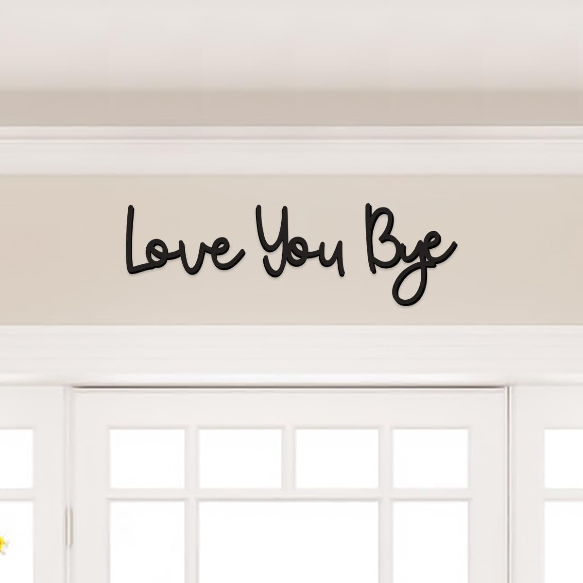 Love You Bye Wood Sign Home De - Home Decor Express 评论和价格