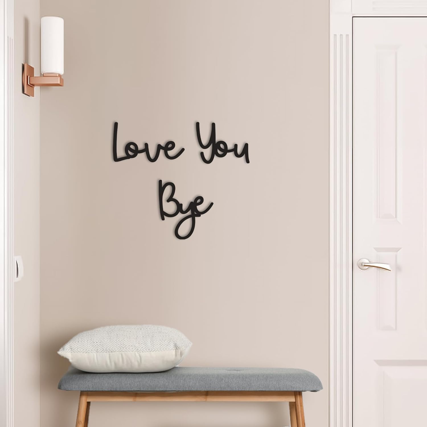 Love You Bye Wood Sign Home De - Home Decor Express 评论和价格