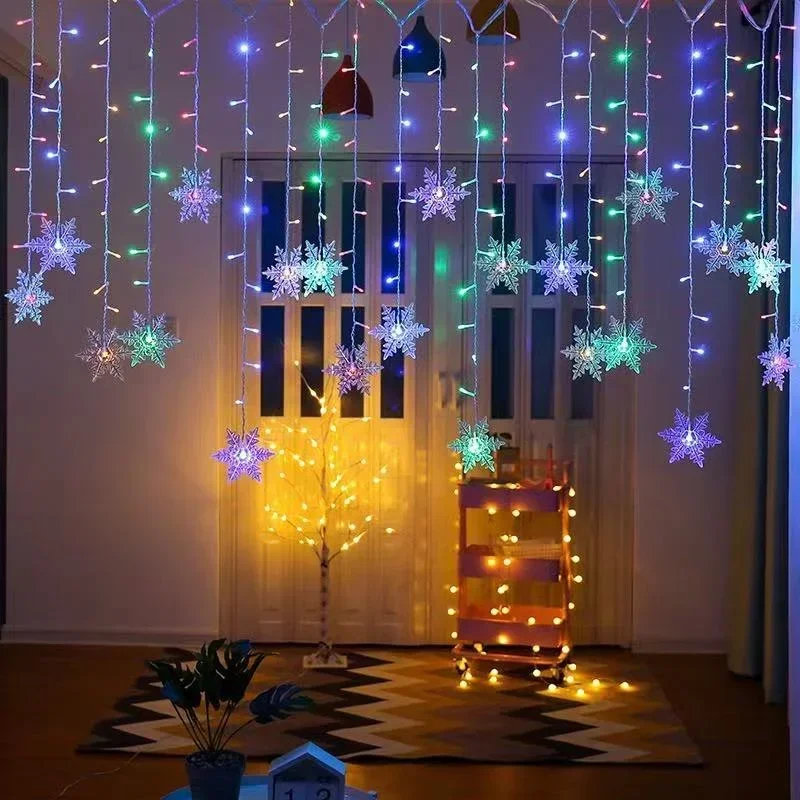 4M 96Led Christmas Home Decor  - String Curtain Light 评论和价格