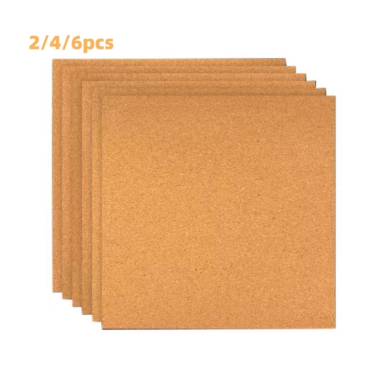 2/4/6 Pieces of Square Cork Bo - X Home Decor 评论和价格