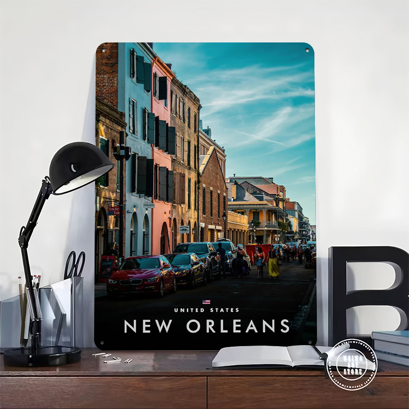 New Orleans Street Scene Print - Home Decor New Orleans 评论和价格