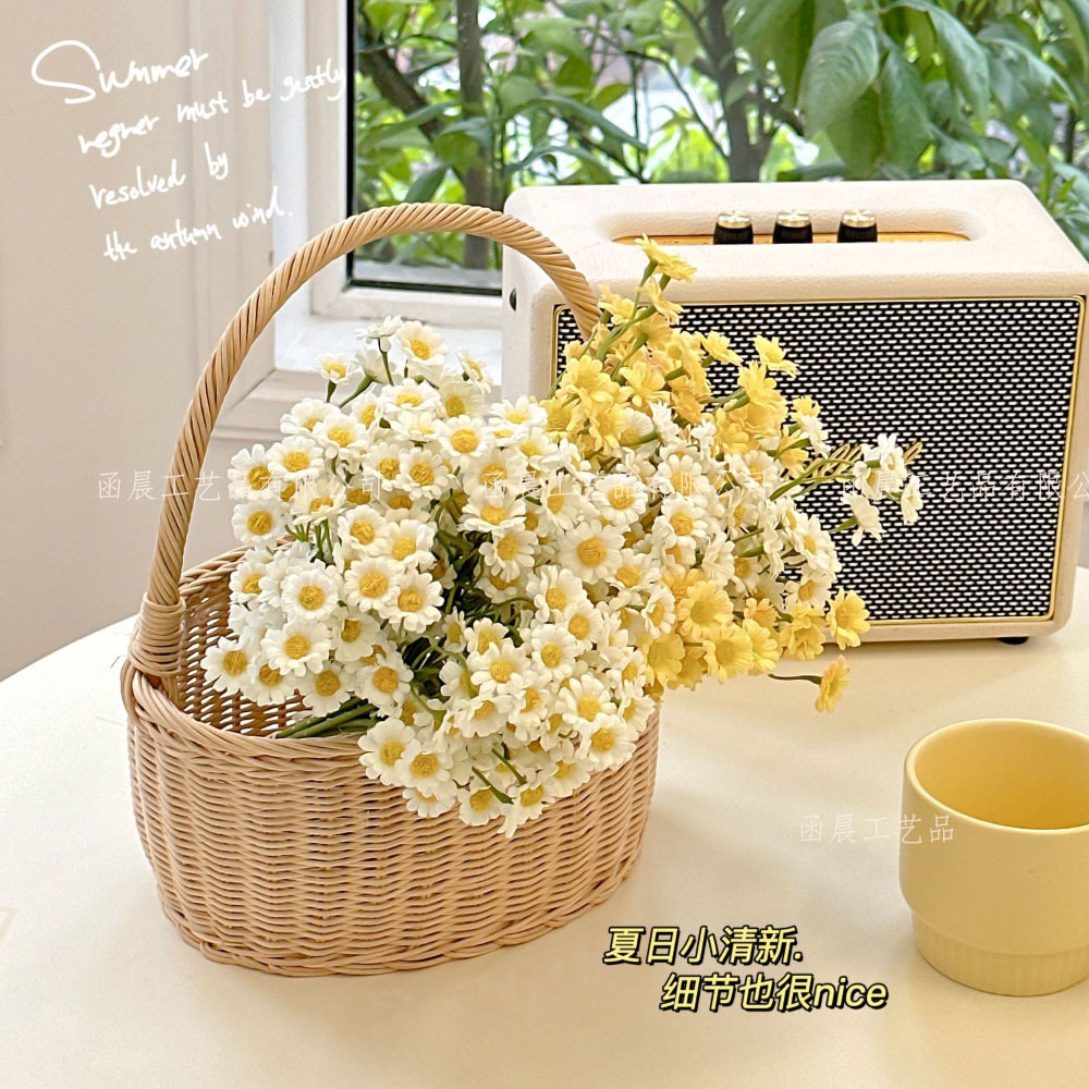 Chamomile artificial flowers e - Home Decor Tulip 评论和价格