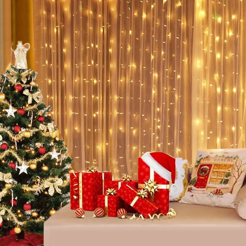 3M-6M Christmas Decoration Rem - String Curtain Light 评论和价格