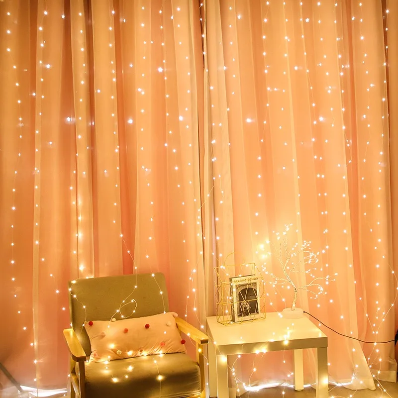 3M-6M Christmas Decoration Rem - String Curtain Light 评论和价格