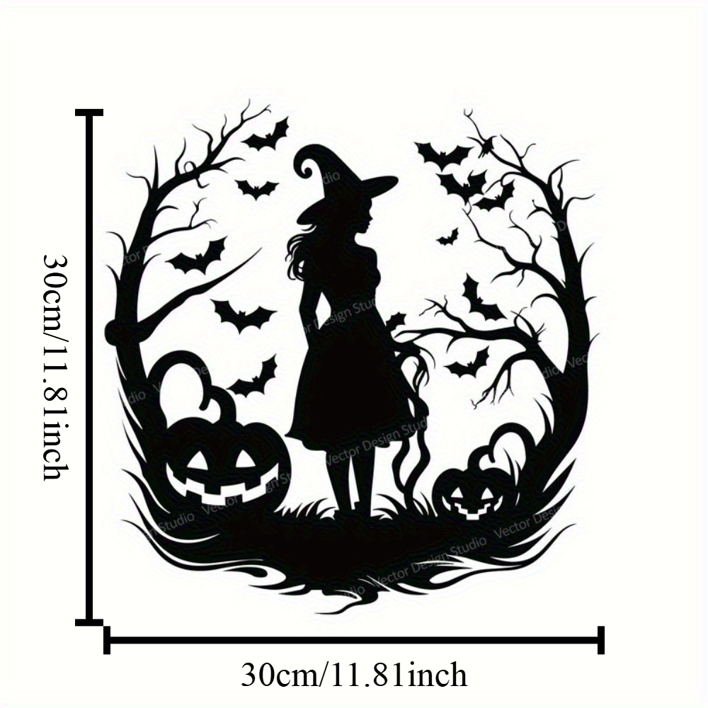 Witch Metal Art SVG Halloween  - Home Decor Vector 评论和价格