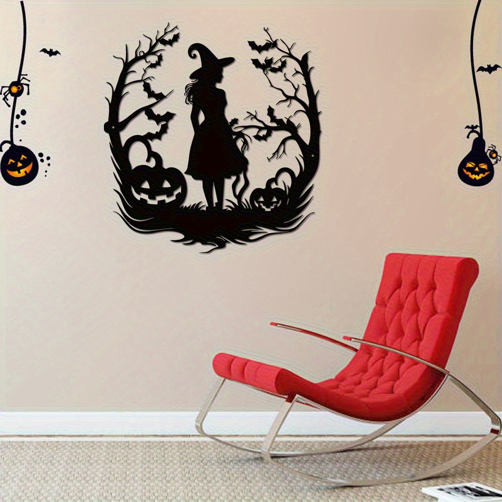 Witch Metal Art SVG Halloween  - Home Decor Vector 评论和价格