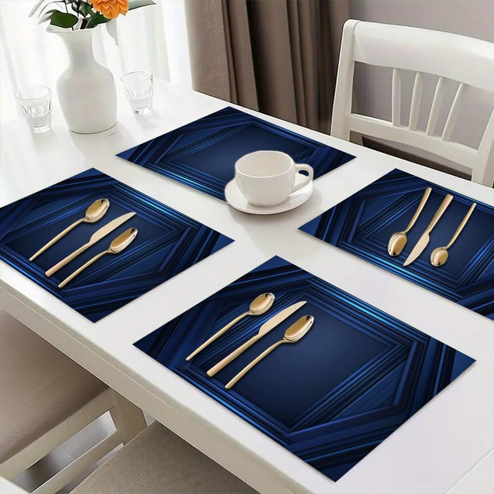 1pcs Blue Vertical Lines Place - Home Decor Vector 评论和价格