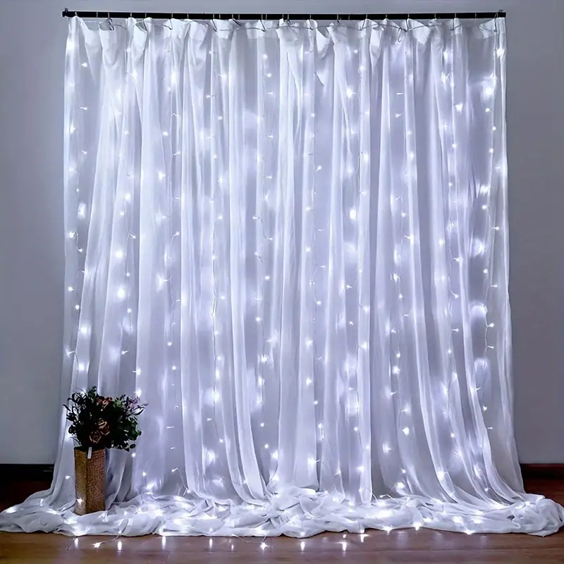 USB LED Curtain Lights Wedding - String Curtain Light 评论和价格