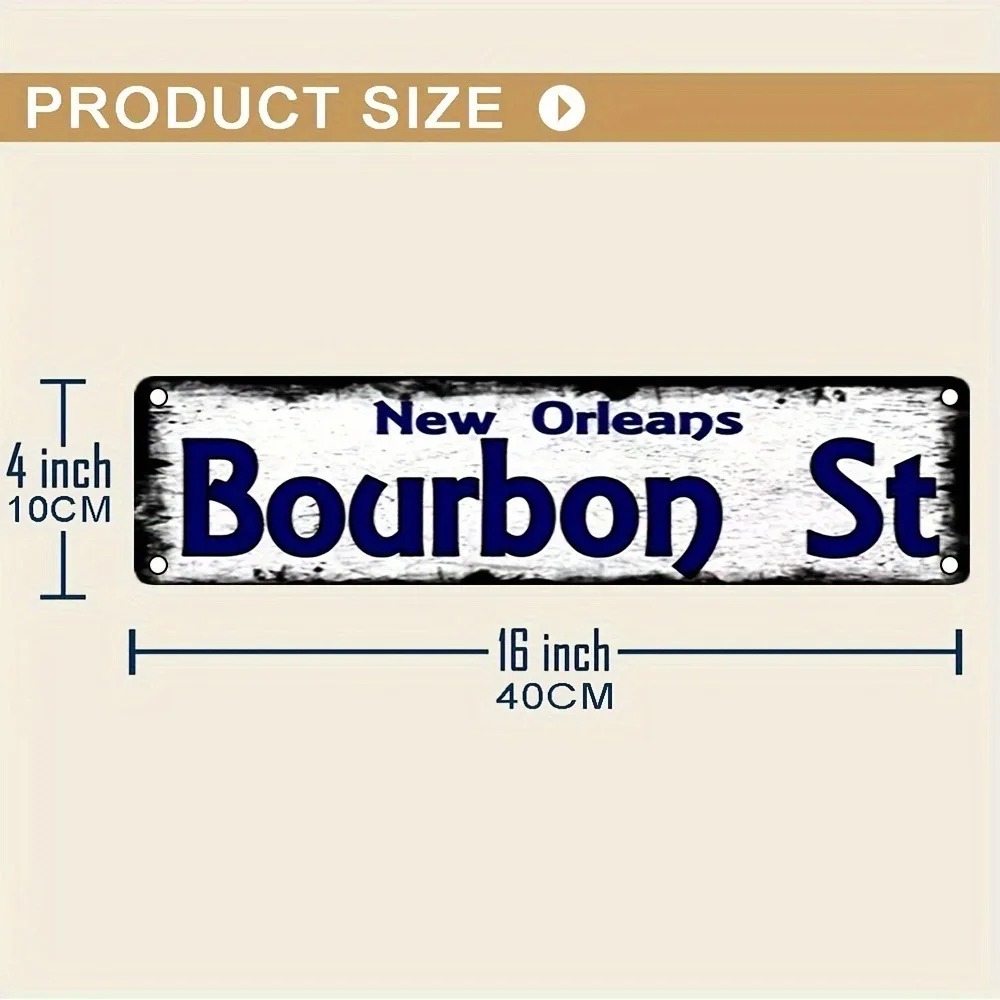 Bourbon St New Orleans Vintage - Home Decor New Orleans 评论和价格