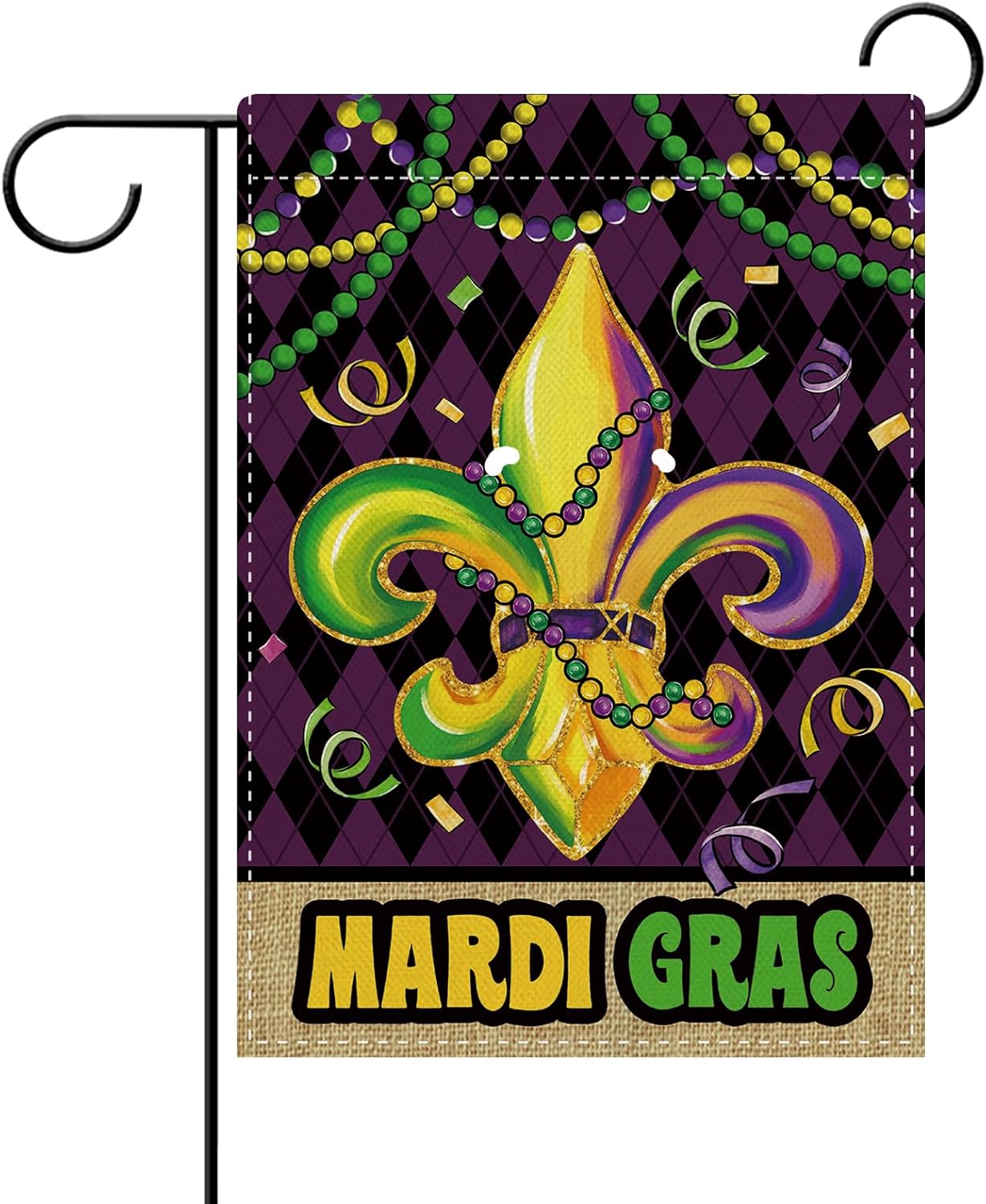 Dyrenson Mardi Gras Fleur De L - Home Decor New Orleans 评论和价格