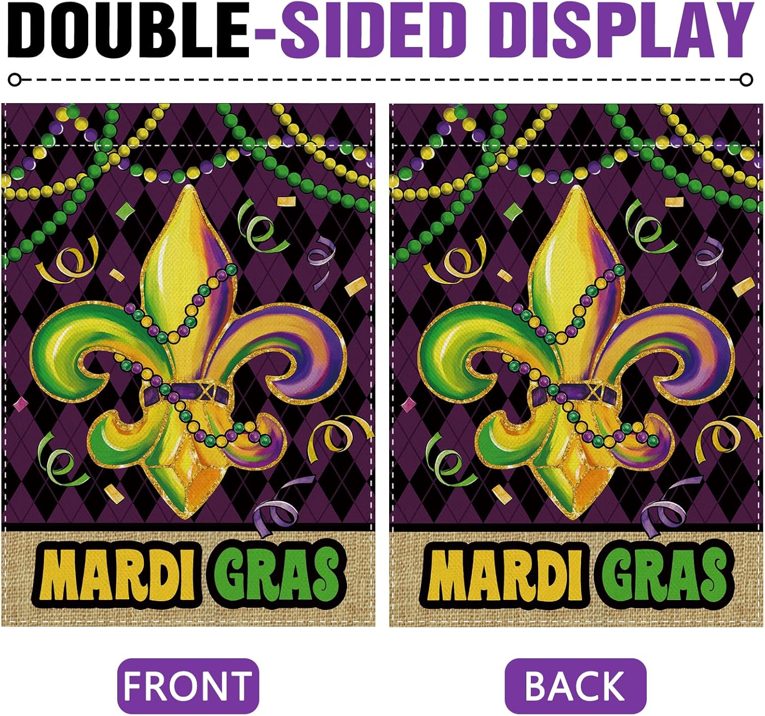 Dyrenson Mardi Gras Fleur De L - Home Decor New Orleans 评论和价格