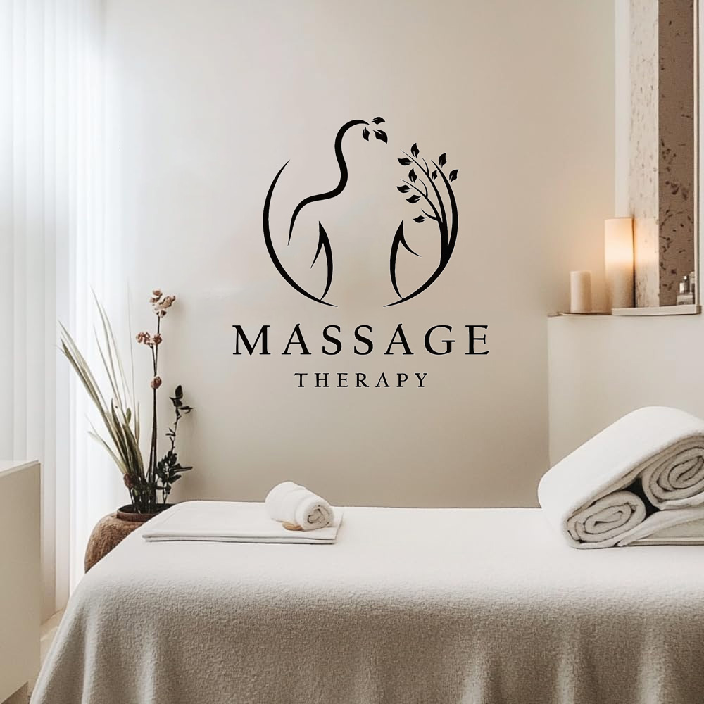 Massage Therapy Vinyl Wall Dec - Home Decor Center 评论和价格