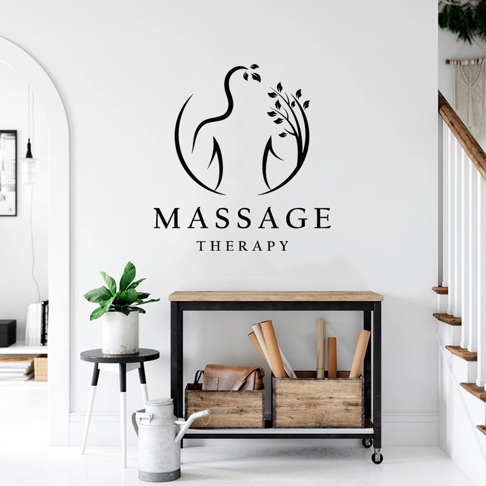 Massage Therapy Vinyl Wall Dec - Home Decor Center 评论和价格