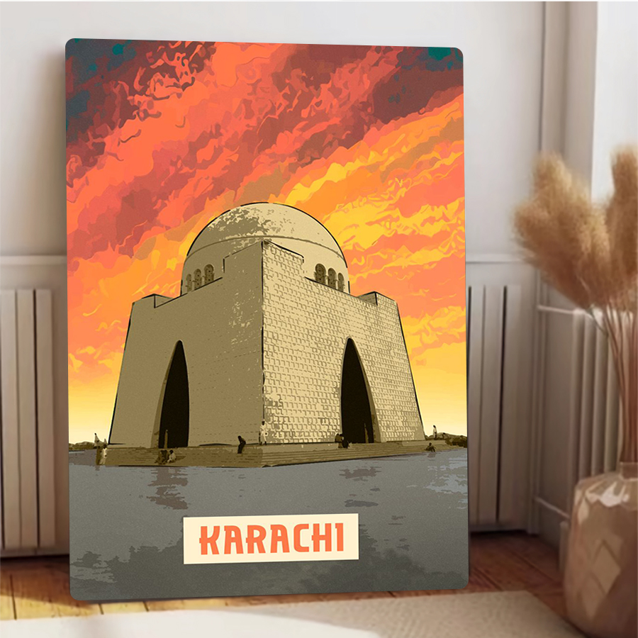 Karachi Pakistan Landmark Fram - Home Decor Karachi 评论和价格